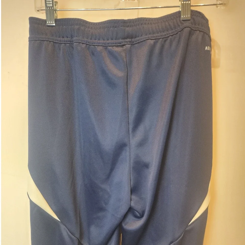 Adidas ST2 Tiro24 Mens Team Navy Blue Soccer Football Pants Joggers‎ Athletic  L